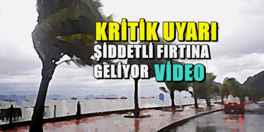 Meteoroloji Akdeniz'i yine uyardı