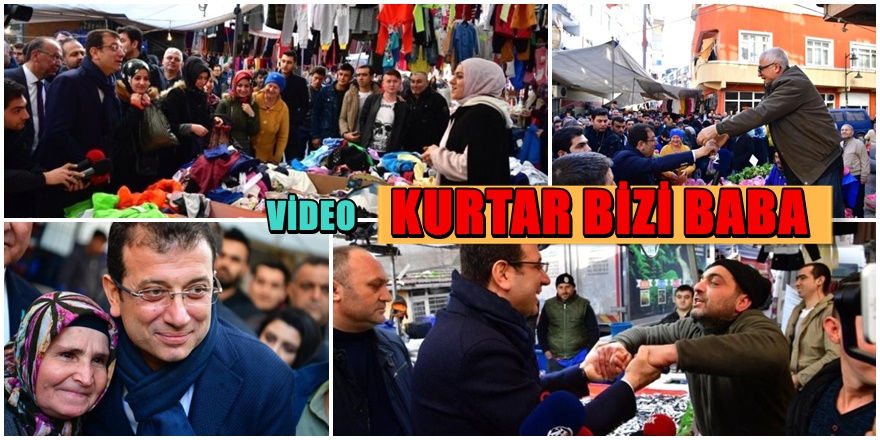 Semt Pazarında İmamoğlu ile  ilginç diyalog