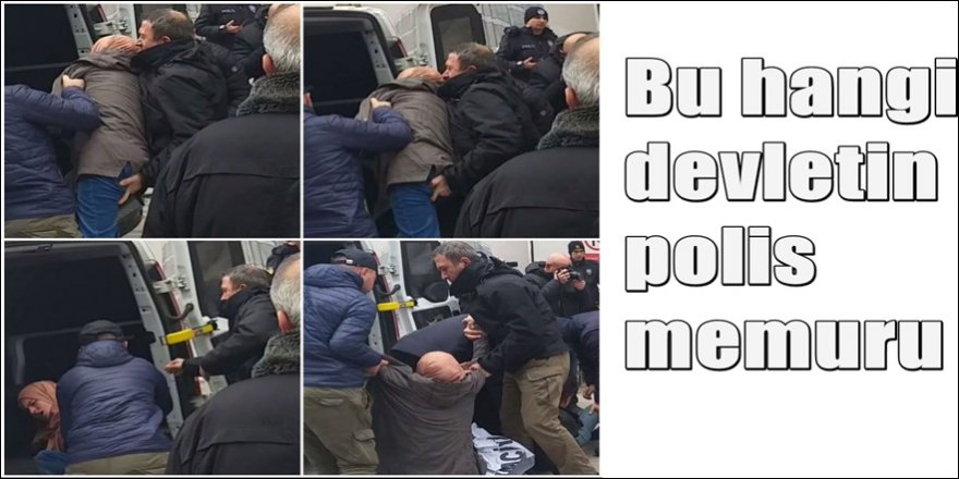 Başörtülü genç kızın gözaltına alınırken çekilen bu görüntüler büyük tepki gördü