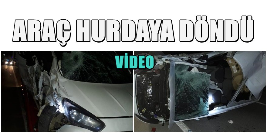 Konya'da Feci Kaza 1 Ağır Yaralı