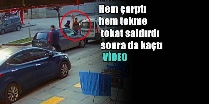 Ankara'da Dehşet Saçan Kadın Sürücü Kamerada