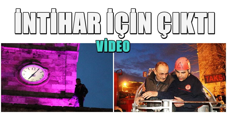 Antalya'da Saat Kulesinden İntiharı Film Gibi İzlediler