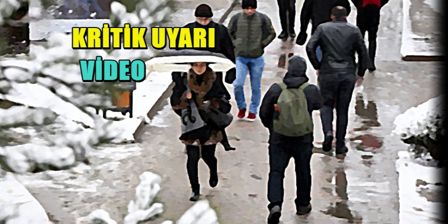 Meteorolojiden Kritik Kar Uyarısı
