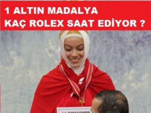 1 ALTIN MADALYA KAÇ ROLEX SAAT ?