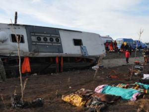 Yine otobüs Devrildi 9 Ölü