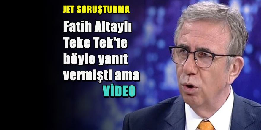 Ankara'da Seçim Yarışını Önde Götüren Mansur Yavaş'a Jet Soruşturma
