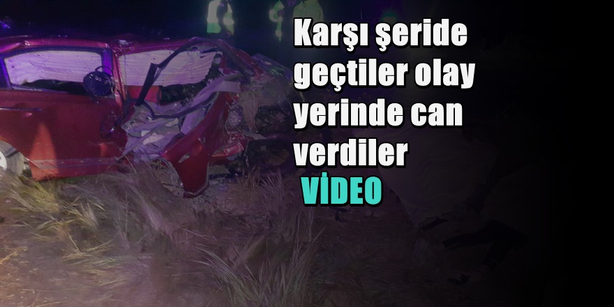 Kıbrıs'da Feci Kaza 2 Ölü 2 Ağır Yaralı