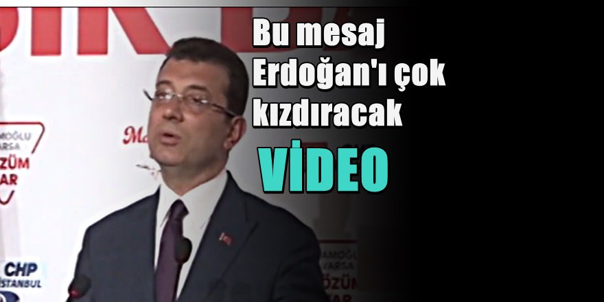 Ekrem İmamoğlu'ndan Binali Yıldırım'a Yanıt Erdoğan'a Çağrı
