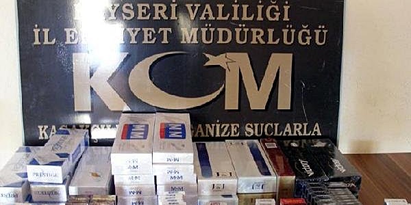 Kayseri'de Sahte Para, Kaçak Sigara Ve Uyuşturucuya Gözaltı