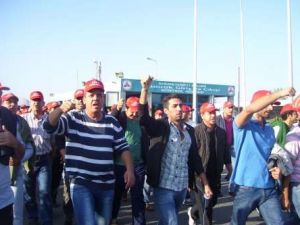 Grevde ki İşçilere Polis Müdahelesi; 5 İşçi Hastahane de !