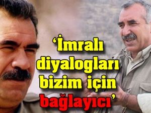 PKK: İmralı diyalogları bizim için bağlayıcı