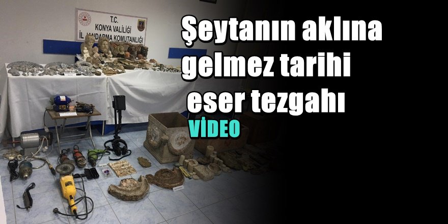 Konya'da Tarihi Eser Operasyonu; 10 Gözaltı