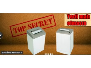 İŞTE O GİZLİ EVRAK İMHA MAKİNASI