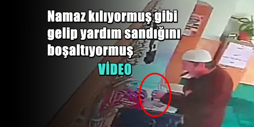 Isparta'da Camide Hırsızlık Saniye Saniye kamerada