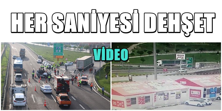 Bolu'da Korkunç Kaza kamerada 1 Ölü 1 Ağır yaralı