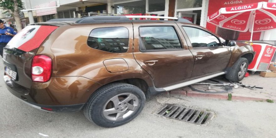 Karaman'da Sürücüsüz Cip Dehşeti Kamerada