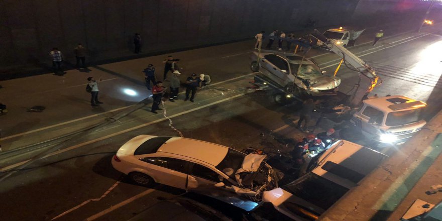 Denizli'de Korkunç Kaza Kamerada