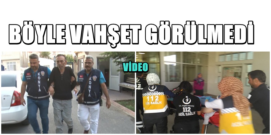 Konya'da Platonik Aşık Dehşet Saçtı; Öğretmen Öldü Annesi ve Kardeşi Ağır