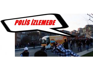 SARIGÜL'ÜN OTOBÜSÜNE SALDIRDILAR