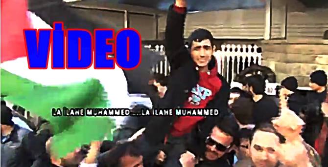 AKP'LİLER SAMANYOLU TV BİNASINI BASTILAR