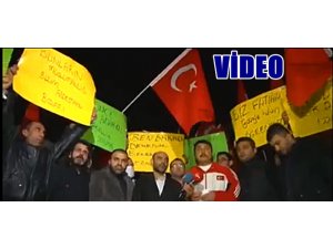 EGEMEN BAĞIŞ'A PROTESTO