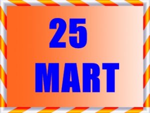25 MART'TAN İŞTE BU ÇIKTI