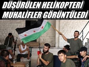 Muhalifler Helikopterin Düşürülmesini Görüntüledi İşte O Görüntüler