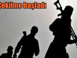 Çekilme Başladı