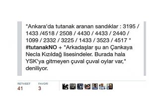 TUTANAKLAR TWITTER'İ SALLADI