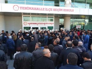 CHP'Lİ GÖK YENİMAHALLE İLÇE SEÇİM KURULUNDA AÇIKLAMA YAPT