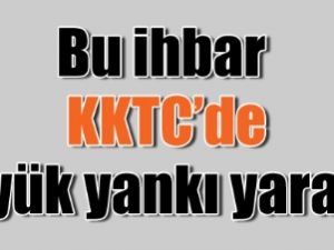 Bu ihbar KKTC’de büyük yankı yarattı!