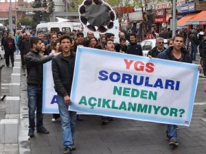 UŞAK’TA YGS EYLEMİ