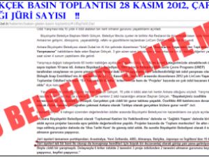 Melih Gökçek Bu Belgelere Ne Diyecek ?