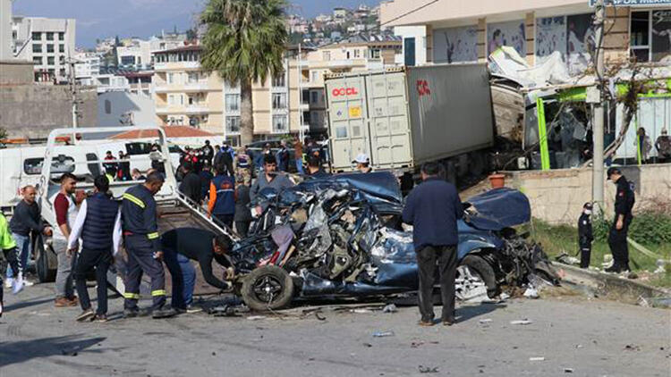 HATAY'DA TIR KAZA YAPTI