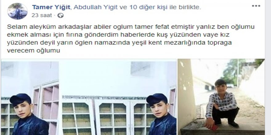 BABASININ PAYLAŞIMI YÜREK YAKTI