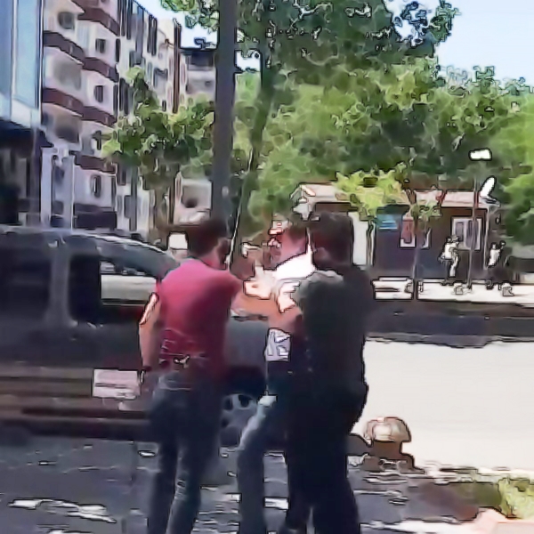 BATMAN'DA POLİS VATANDAŞ TARTIŞMASI