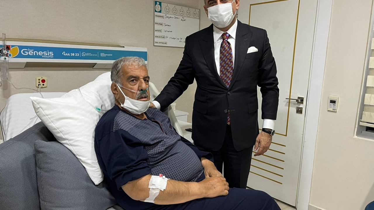 Gürsel Erol’dan Eski Bakan Salih Sümer’e Geçmiş Olsun Ziyareti