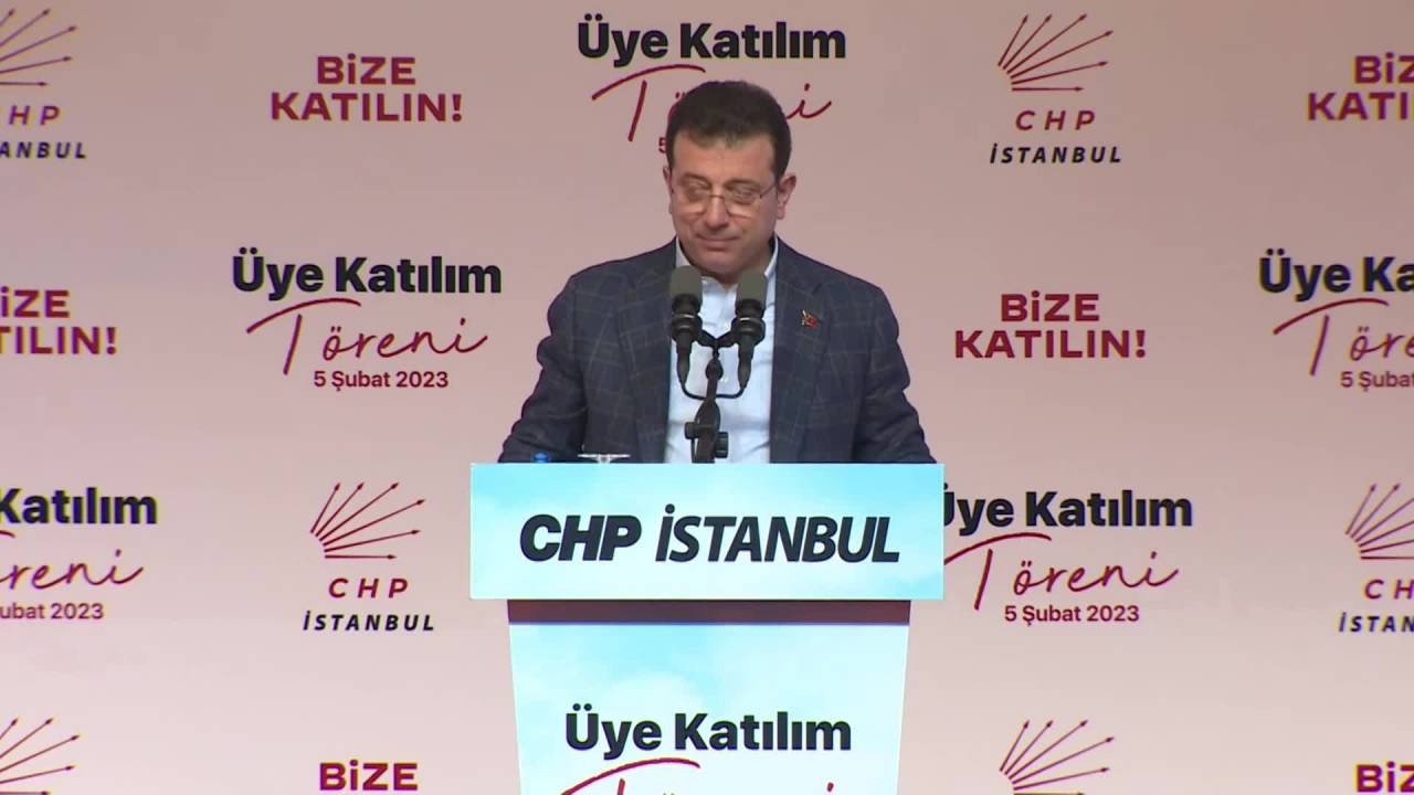 Ekrem İmamoğlu: "bir Kişi Gidecek 86 Milyon İnsan Gelecek"