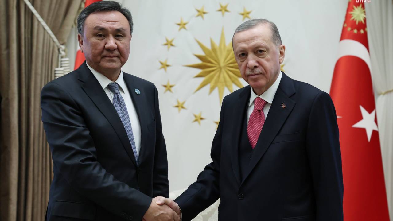 Cumhurbaşkanı Erdoğan, Türk Devletleri Teşkilatı Genel Sekreteriömüraliyev İle Görüştü