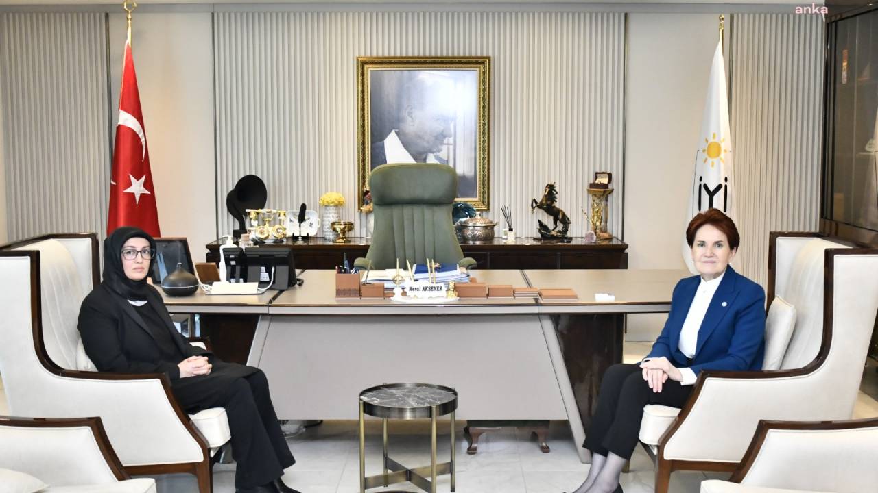 Akşener, Sinan Ateş’in Eşi Ayşe Ateşile Görüştü