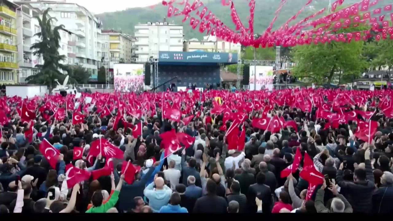 Kemal Kılıçdaroğlu, Ordu'da: "darbe Değil Demokrasi, Demokrasi. Sandıktan Demokrasiçıkacak"