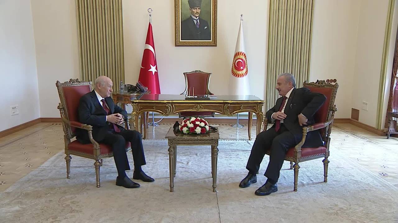 Mustafa Şentop, Görevi Geçici Tbmm Başkanı Devlet Bahçeli’ye Devretti