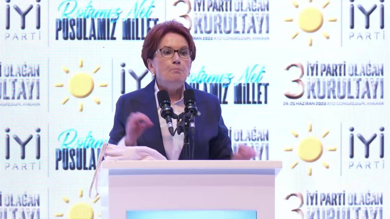 Akşener, Yeniden İyi Parti Genel Başkanı Seçildi