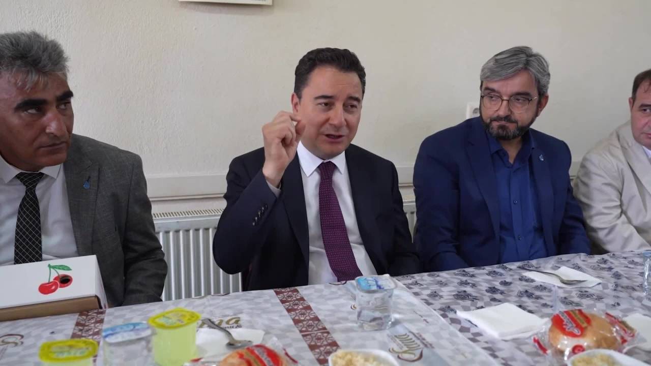 Ali Babacan: “çölleşme Kuşağındağız, Suyun Tedbirini Almazsak Sıkıntı Çok Büyüyecek”