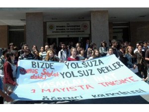 İSTANBUL ÜNİVERSİTESİ REKTÖRÜNE  PROTESTO