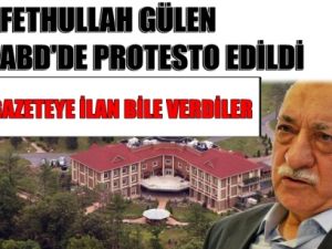 Fethullah Gülen ABD'de protesto Edildi