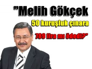 "Melih Gökçek 50 kuruşluk çınara 789 lira mı ödedi?"
