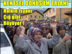 Kentsel Dönüşüm Talanına Tepkiler Çığ Gibi Büyüyor