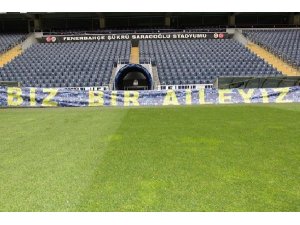 FENERBAHÇE SAHAYA BU PANKART İLE ÇIKACAK