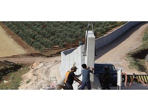 SURİYE SINIRINA HIZLA DUVAR ÇEKİLİYOR